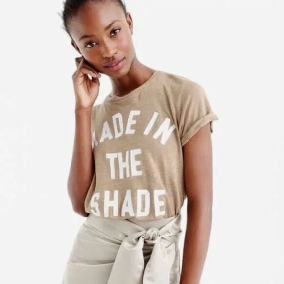J Crew Linen Tshirt - Picture 1 of 8